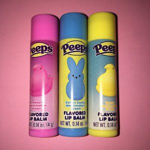 NEW Marshmallow Peeps Lip Balm Collection